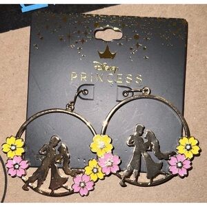 Disney Princess Tangled Rapunzel and Flynn Hoop Earrings